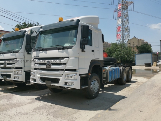 Sinotruk HOWO Hohan A7 6X4 Τρακτικό φορτηγό με κεφαλή ρυμουλκούμενου Χρησιμοποιούμενο φορτηγό 400HP 420HP Prime Mover