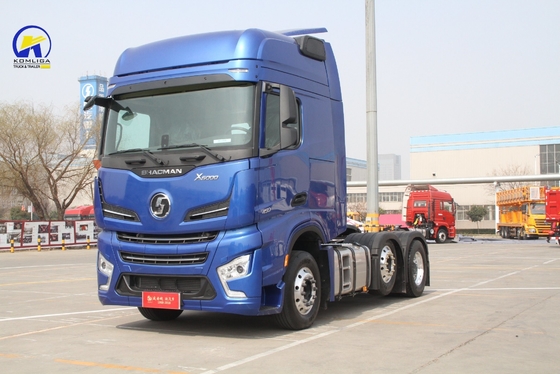 Shacman 6X4 20tons 380HP 420HP Δέκα τροχούς τρακτέρ ρυμουλκούμενο κεφαλή φορτηγό με κατανάλωση