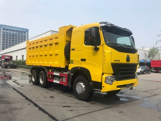 Σχεδιασμός ακτίνων ελαστικών 420HP 371HP Sinotruk HOWO A7 Tipper Truck 6X4 Euro 2 Πρότυπο εκπομπών