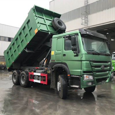 6X4 HOWO Sinotruk 371 φορτηγό ντάμπερ με σύστημα διεύθυνσης Zf8118 και πιστοποίηση ISO