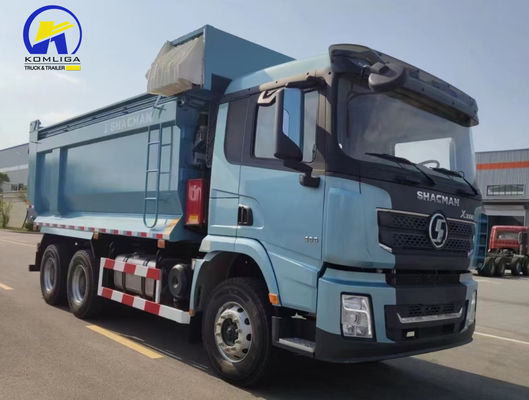 6X4 Drive Wheel Shacman Dump Tipper Truck με χωρητικότητα κινητήρα&gt; 8L Η κορυφαία επιλογή της Αφρικής