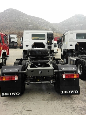Σχεδιασμός ακτίνων ελαστικών 371HP Χρησιμοποιούμενο Sinotruk HOWO 6 * 4 Τρακτέρ φορτηγό με 9 τόνους εμπρός άξονας