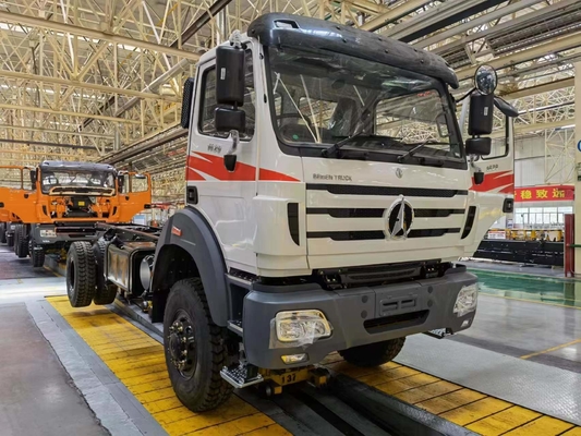 Beiben Benz 4X2 6X4 Prime Mover Tractor Head Truck με σχεδιασμό ακτινοβολικού ελαστικού