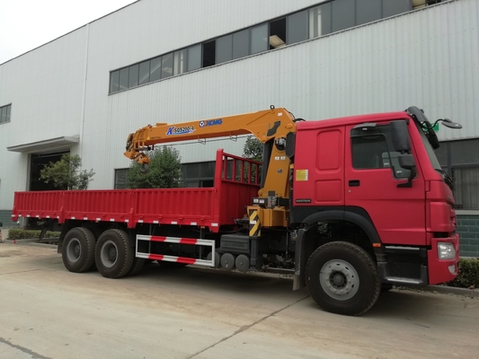 Τεχνικά ανταλλακτικά υποστήριξης HOWO 6X4 4X2 φορτηγό με γερανό και 4-6L χωρητικότητα κινητήρα