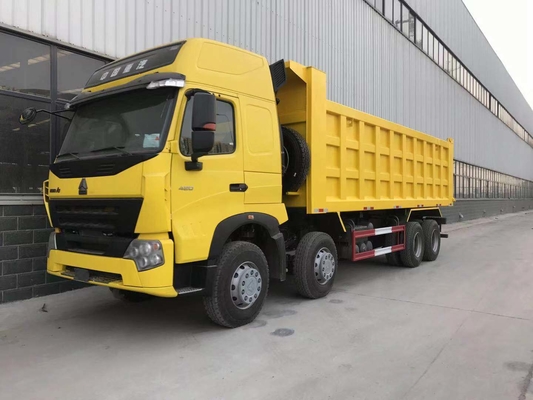 Προϊόντα 8X4 12 τροχών βαρύ φορτηγό Sinotruk Χρησιμοποιημένο φορτηγό σκουπιδιών με 375 ίππους