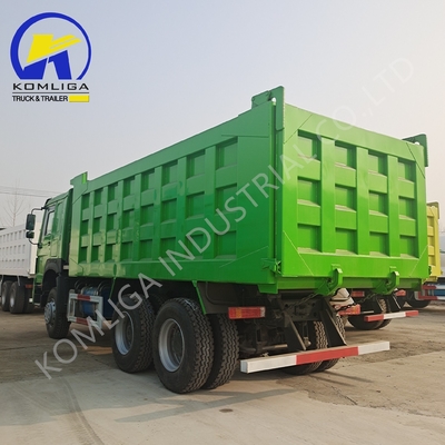Sinotruck HOWO 6X4 371HP Heavy Duty Tipper Tipping Dumper Χρησιμοποιημένο φορτηγό σκουπιδιών για εξορύξεις