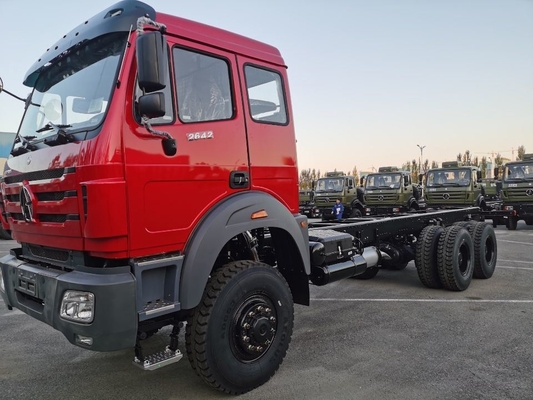 Κεφαλή ελκυστήρα Beiben 6X4 με 90 μονοκατεύθυνση πέμπτο τροχό και ελαστικά πιστοποιημένα ECE