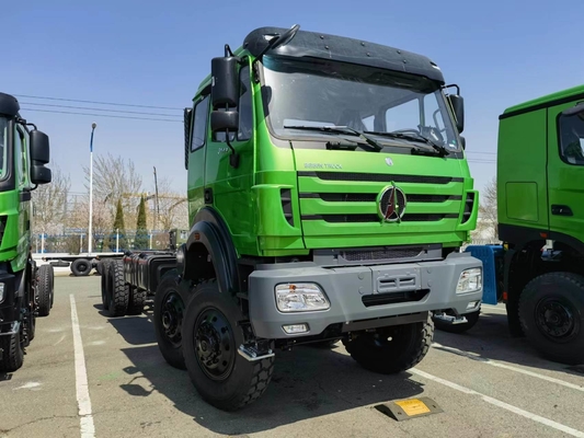 Ισχυρό 351-450hp Beiben 6X4 6X6 Βόρεια Benz Τρακτέρ φορτηγό με μεγάλη χωρητικότητα κινητήρα