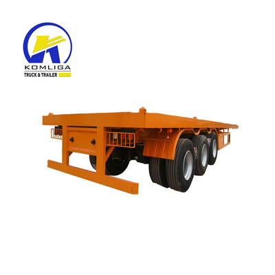 Προσαρμοσμένο 40FT Flatbed Trailer 40 prime Container Transport Chassis με επιλογή ABS