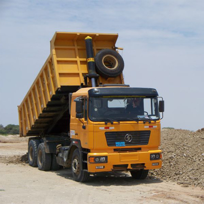Τεχνική υποστήριξη F2000 F3000 M3000 Shacman 6X4 φορτηγό τύππερ με χειροκίνητο κιβώτιο ταχυτήτων