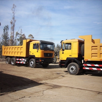 Τεχνική υποστήριξη F2000 F3000 M3000 Shacman 6X4 φορτηγό τύππερ με χειροκίνητο κιβώτιο ταχυτήτων