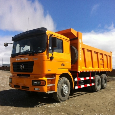 420HP βαρύ φορτίο ντάμπερ Shacman F2000 6X4 Euro 2 ντάμπερ φορτηγό με 1200r20 ακτινοβολία ελαστικά