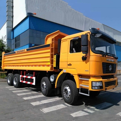 Shacman U-Shaped 8X4 12 Wheeler Heavy Duty Tipper Dump Truck για εργασίες κατασκευής