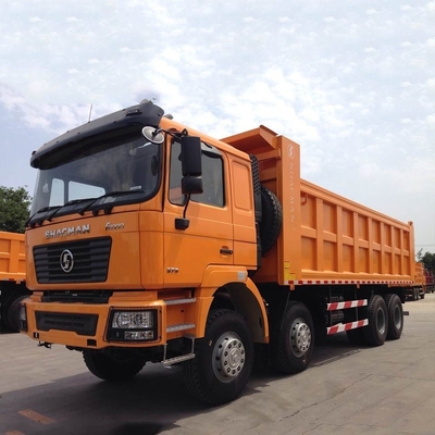 Shacman U-Shaped 8X4 12 Wheeler Heavy Duty Tipper Dump Truck για εργασίες κατασκευής