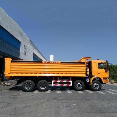 Shacman U-Shaped 8X4 12 Wheeler Heavy Duty Tipper Dump Truck για εργασίες κατασκευής