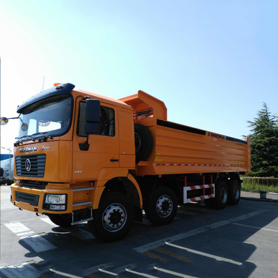 Shacman U-Shaped 8X4 12 Wheeler Heavy Duty Tipper Dump Truck για εργασίες κατασκευής