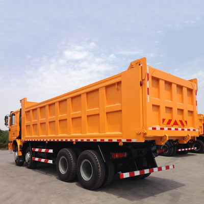 Shacman U-Shaped 8X4 12 Wheeler Heavy Duty Tipper Dump Truck για εργασίες κατασκευής