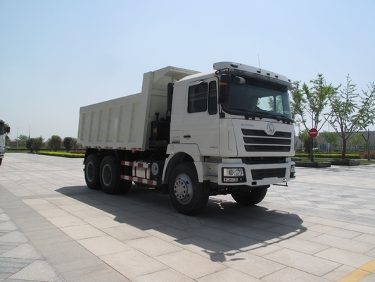 Μπροστά άξονα 7,5 τόνων F3000 Flat Roof Cab Shacman Dumper Truck για την κατασκευή της Κένυας