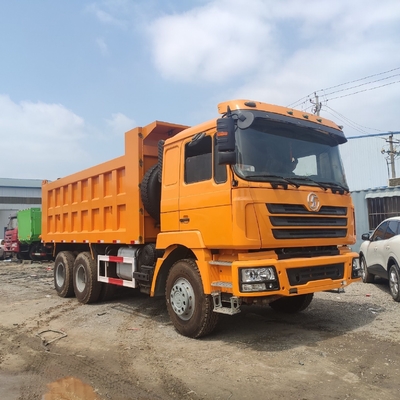 6X4 Χρησιμοποιημένο φορτηγό Shacman Tipper με κινητήρα ντίζελ 380HP και υδραυλικό σύστημα σε προσιτή τιμή