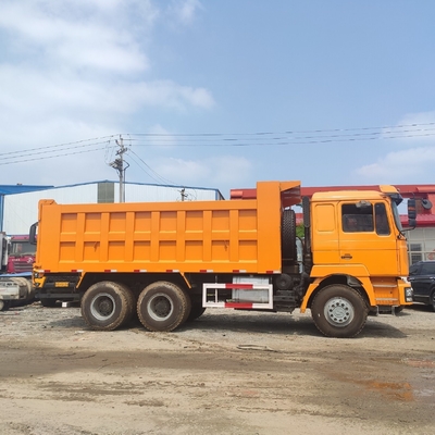 6X4 Χρησιμοποιημένο φορτηγό Shacman Tipper με κινητήρα ντίζελ 380HP και υδραυλικό σύστημα σε προσιτή τιμή