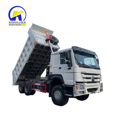 Στυλ ανύψωσης εμπρός 20 κυβικά μέτρα Sinotruck HOWO Dump Truck με τιμόνι LHD/Rhd