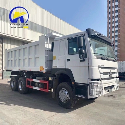 Στυλ ανύψωσης εμπρός 20 κυβικά μέτρα Sinotruck HOWO Dump Truck με τιμόνι LHD/Rhd
