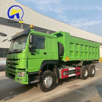 Στυλ ανύψωσης εμπρός 20 κυβικά μέτρα Sinotruck HOWO Dump Truck με τιμόνι LHD/Rhd