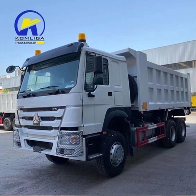 Στυλ ανύψωσης εμπρός 20 κυβικά μέτρα Sinotruck HOWO Dump Truck με τιμόνι LHD/Rhd