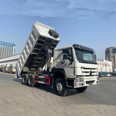 Τεχνική πιστοποίηση DOT Sinotruck HOWO 6X4 20 κυβικά μέτρα Χρησιμοποιούμενο φορτηγό πέταξης άμμου