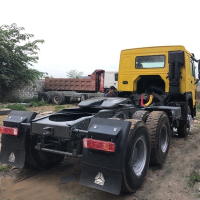 Πώληση 6X4 371HP 420HP Sinotruk HOWO Τρακτέρ φορτηγό με Zf τιμόνι και 9 τόνων μπροστινό άξονα