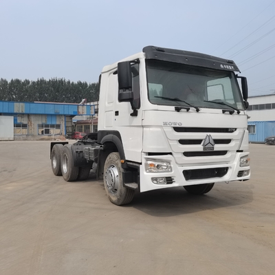 Πώληση 6X4 371HP 420HP Sinotruk HOWO Τρακτέρ φορτηγό με Zf τιμόνι και 9 τόνων μπροστινό άξονα