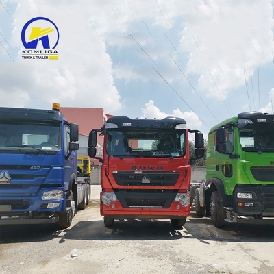 6.5 Σχέδιο ταχύτητας Τροχό Sino HOWO 6X4 Πρωταρχικός κινητήρας Τροχόσυρμα Τροχόσυρμα με εξαρτήματα
