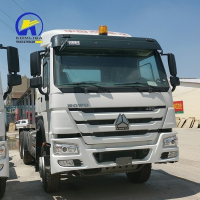 Sinotruk 371HP 375HP 420 HP Τρακτικό φορτηγό Χρησιμοποιηθέν HOWO φορτηγά με εξατομικευμένο αίτημα