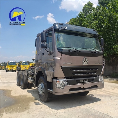 Ιπποδύναμη 351-450hp Sinotruk βαρύ φορτίο ελκυστήρα ρυμουλκούμενο κεφάλι HOWO φορτηγό μεταχειρισμένα φορτηγά