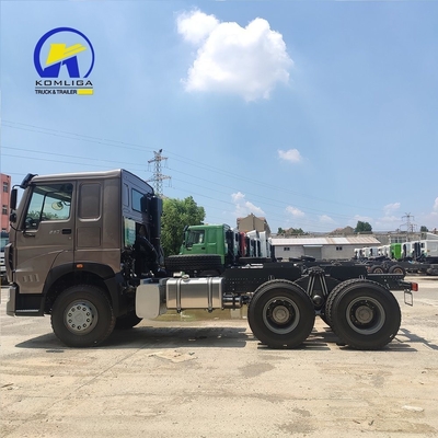 Ιπποδύναμη 351-450hp Sinotruk βαρύ φορτίο ελκυστήρα ρυμουλκούμενο κεφάλι HOWO φορτηγό μεταχειρισμένα φορτηγά