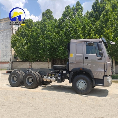 Ιπποδύναμη 351-450hp Sinotruk βαρύ φορτίο ελκυστήρα ρυμουλκούμενο κεφάλι HOWO φορτηγό μεταχειρισμένα φορτηγά