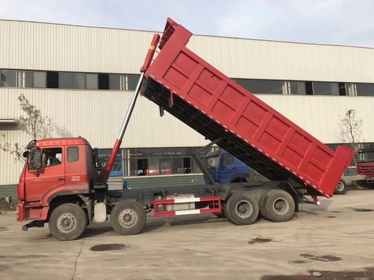 371HP Sinotruck 40 Ton 12 ελαστικά HOWO ντάμπερ φορτηγό με κάμερα οπίσθιας θέσης και μπλε χρώμα