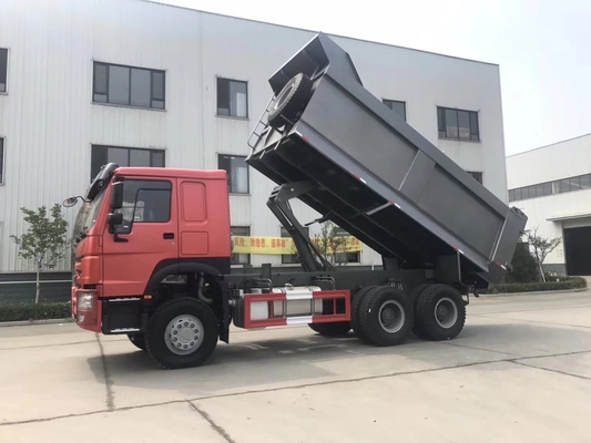 10 Ελαστικά 375HP Ghana Τροχαίο Tipper με Ventral Tipper Υδραυλική ανύψωση της απόδοσης