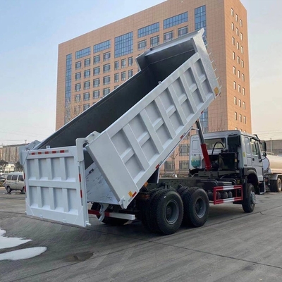 300L καυσίμων Sinotruck HOWO 25-30 τόνων Side Tipper Truck με 1200r20 ακτινοβολία ελαστικά