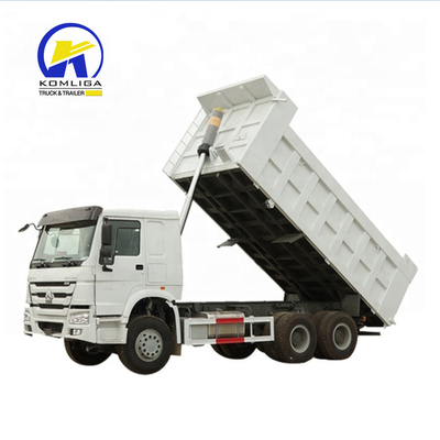 300L καυσίμων Sinotruck HOWO 25-30 τόνων Side Tipper Truck με 1200r20 ακτινοβολία ελαστικά