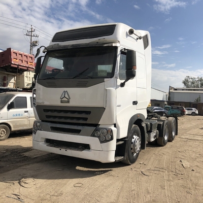 16 τόνων πίσω άξονας και ελαστικό 420HP 6X4 Χρησιμοποιούμενο Sinotruk HOWO A7 τρακτέρ φορτηγό για το όφελος σας