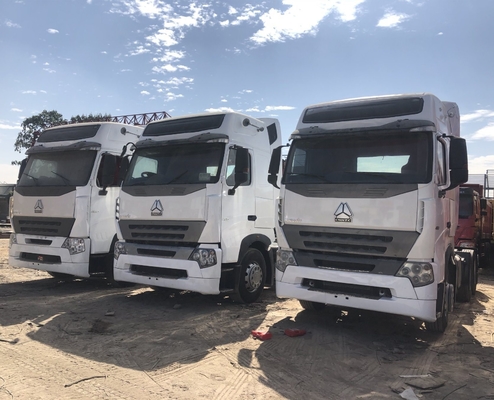16 τόνων πίσω άξονας και ελαστικό 420HP 6X4 Χρησιμοποιούμενο Sinotruk HOWO A7 τρακτέρ φορτηγό για το όφελος σας