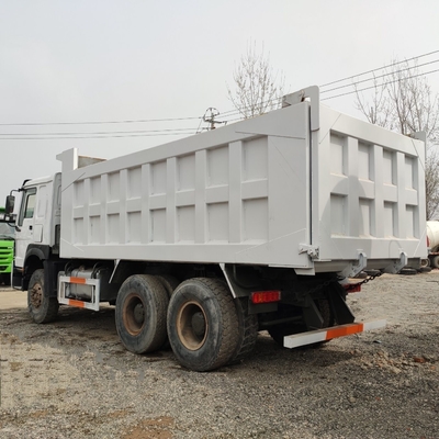 375HP Sinotruck HOWO 6X4 Χρησιμοποιούμενο φορτηγό στην Ευρώπη με υδραυλική ανύψωση