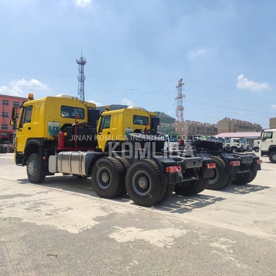 6X4 HOWO Sinotruk ρυμουλκούμενο με πίσω άξονα Hc16 κινητήρα χωρητικότητας &gt; 8L και κατασκευή