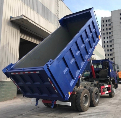 371HP 20 Cubic Dump Truck με σύστημα διεύθυνσης Zf8118 και Wd615.47.D12.42 κινητήρας