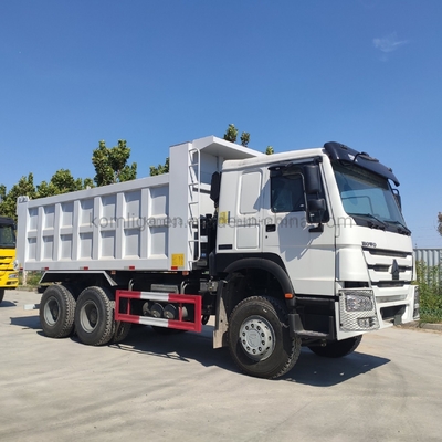 Πιστοποιημένο από το GCC 6X4 16 18 κυβικά μέτρα 25 τόνους Χρησιμοποιούμενα φορτηγά με κατεβάστρες Sinotruk στην Αιθιοπία