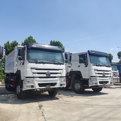 Πιστοποιημένο από το GCC 6X4 16 18 κυβικά μέτρα 25 τόνους Χρησιμοποιούμενα φορτηγά με κατεβάστρες Sinotruk στην Αιθιοπία