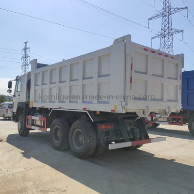 Πιστοποιημένο από το GCC 6X4 16 18 κυβικά μέτρα 25 τόνους Χρησιμοποιούμενα φορτηγά με κατεβάστρες Sinotruk στην Αιθιοπία