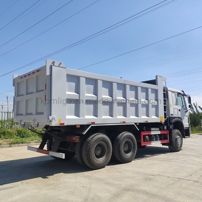 Πιστοποιημένο από το GCC 6X4 16 18 κυβικά μέτρα 25 τόνους Χρησιμοποιούμενα φορτηγά με κατεβάστρες Sinotruk στην Αιθιοπία
