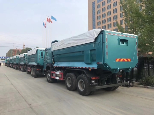 Sinotruk 380HP HOWO Dump Truck στις Φιλιππίνες με Hw76 Cab και DOT Τυποποιημένο